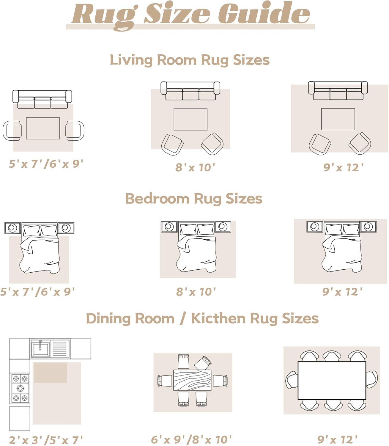 Area Rug 8x10 Washable Rug, Vintage Boho Medallion Rugs Non-Slip Soft Low Pile Large Distressed Rug Indoor Retro Carpet for Living Room Bedroom Dining Room Home Office (Beige, 8'x10')